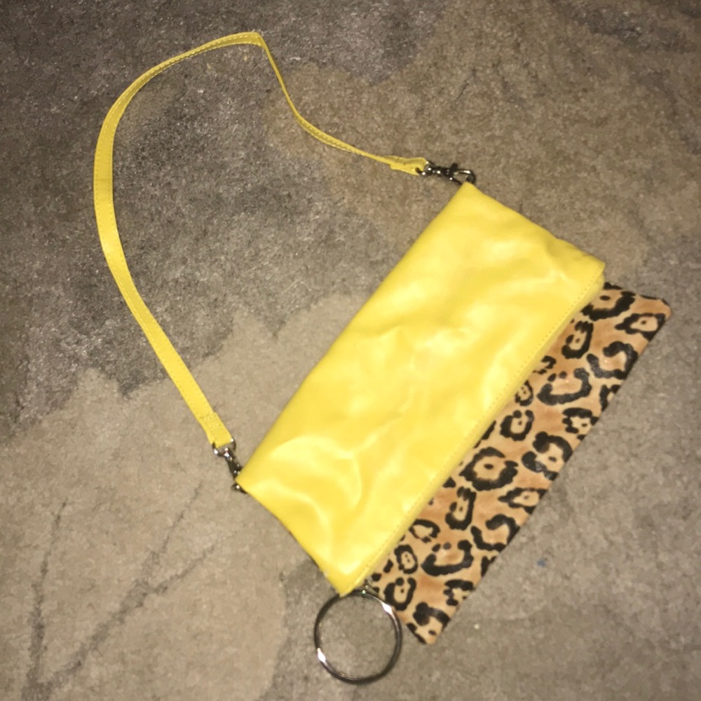 Jazzd Yellow & Leopard Crossbody